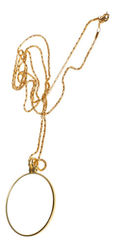 6 Unids Mini Lupa Colgante De Cadena Lupas De Metal Para