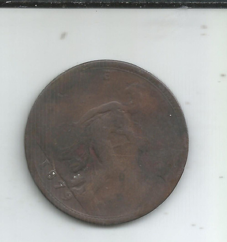 M 499 Gran Bretaña Moneda Un Penny 1879 (Usado)