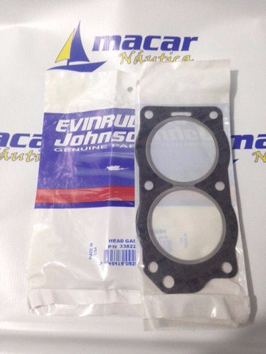 Junta Cabeçote Motor De Popa 15 Hp Evinrude Johnson +1993