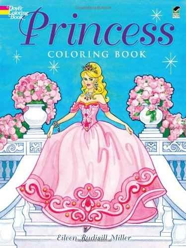 Princesa Coloring Book (dover Libros Para Colorear)