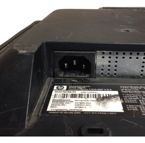 Monitor Usado Para Pc Hp L1750 17 Pulgadas Sin Base (Usado)