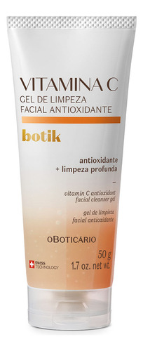 Gel De Limpeza Facial Antioxidante Vitamina C Botik 50g