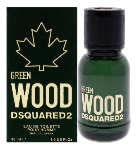 Dsquared2 Die Square Wood Green Eau De Toilette 1.0 Fl Oz (1