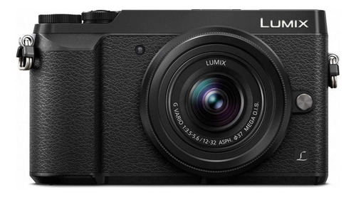 Panasonic Lumix Kit GX85 + lente 12-32mm ASPH OIS DMC-GX85K sin espejo color  negro 