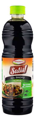 Molho shoyu Satis! sem glúten em garrafa 500 ml