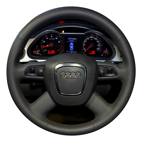 Funda Volante Audi A3 A4 A5 A6 A8 Q5 Q7 2004-2012 Piel Real