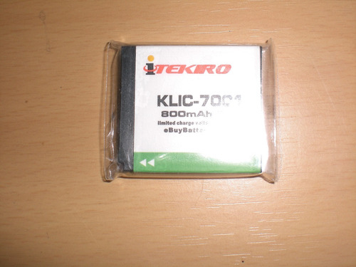 Pila Bateria Marca Itekiro Kodak Klic-7001 3.7 Volt 800 Mah