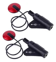 Comprar 2p Micrófono De Piezo Viennois KW Pickup Transducer Para Guitarra Ukulele Erhu Banjo Mandolin Violín Instrumento Musical De Cuerda Pastilla De Micrófono De Contacto Piezoeléctrico