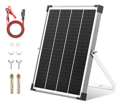 Volt Hero Kit De Panel Solar De 10 W Cargador De Batería