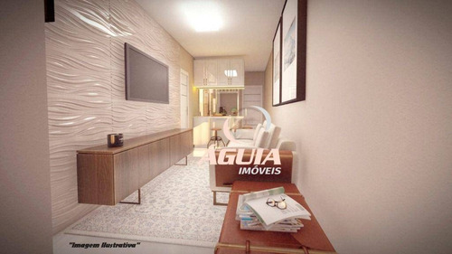 Imagem 3 de 15 de Cobertura Com 2 Dormitórios À Venda, 59 M² Por R$ 597.000,00 - Vila Curuçá - Santo André/sp - Co1048