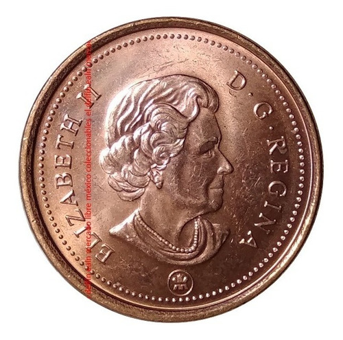 Moneda 1 Centavo 2007 Canada Elizabeth Ii No Magnetica