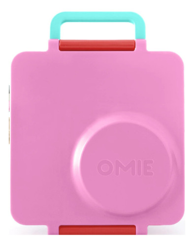 Lonchera Tipo Bento Omiebox Para Comida Fría Y Caliente. Color Rosa