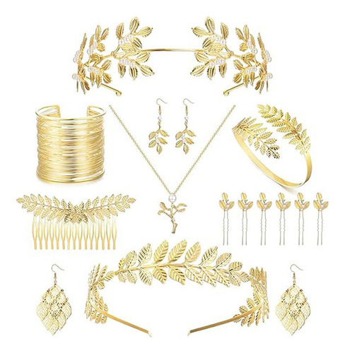 . Conjunto De 18 Acessórios Para Fantasias De Deusas