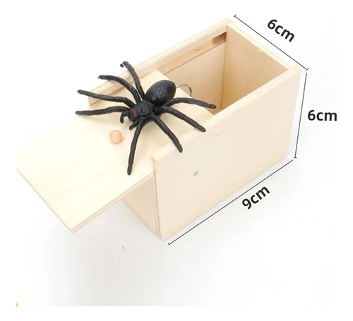 Juguete De Broma Creativa: Spider Surprise En Una Caja De Ma