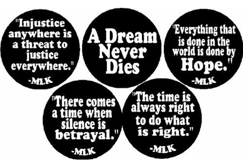 A&t Designs Set De 5 Martin Luther King Jr