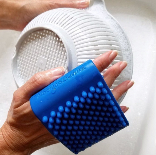 Esponja De Silicona Antibacterial No Raya Multiusos