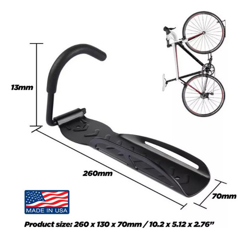 Soporte Pared Gancho Para Colgar Bicicleta Bimex R12