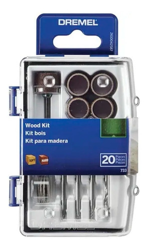 Micro Kit Dremel De Accesorios Para Madera 20 Piezas