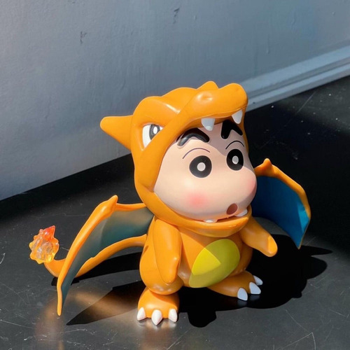 Figura De Anime Crayon Shin-chan Cos Charizard, Modelo De Ju