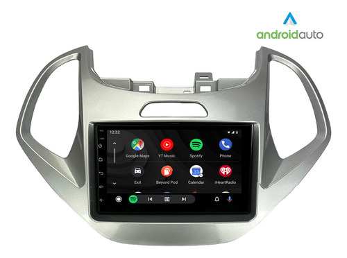 Kit de centro multimedia Android Ford Ka 2014 A 2018 Plateado