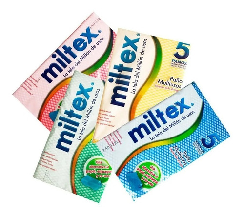 Paño de limpieza MIltex Tela Rombos Milyon paño pack x 24