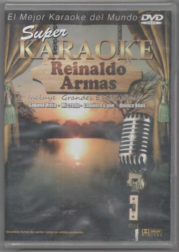 Super Karaoke Reynaldo Armas. Dvd Original Nuevo. Qqa.