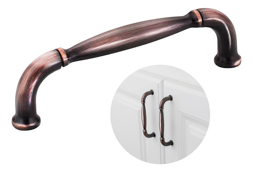 Manija Tirador Metal  96mm Cobre Calidad Premium