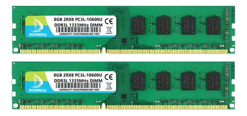 Ddr3l 10600u 16gb (2x8gb) Ddr3l/ddr3 10600 1333mhz Udimm Royemai Duomeiqi Gamer