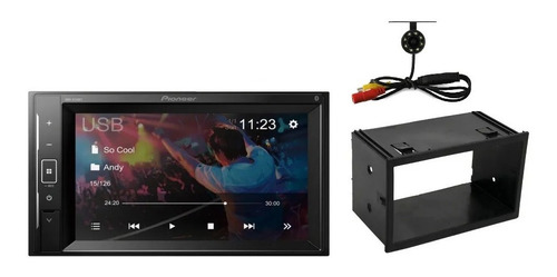 Pioneer Dmh-a248bt + Moldura Golf Polo Fox Fiesta +camera Re