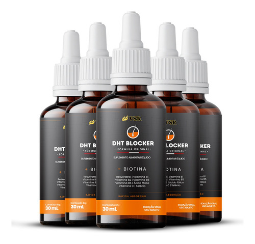 Dht Blocker 30ml 1 Pote - Frete Grátis - Pronta Entrega