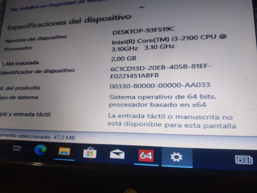 Placa Madre Intel / Cpu I3 / 2 Gb / Cooler (Usado)