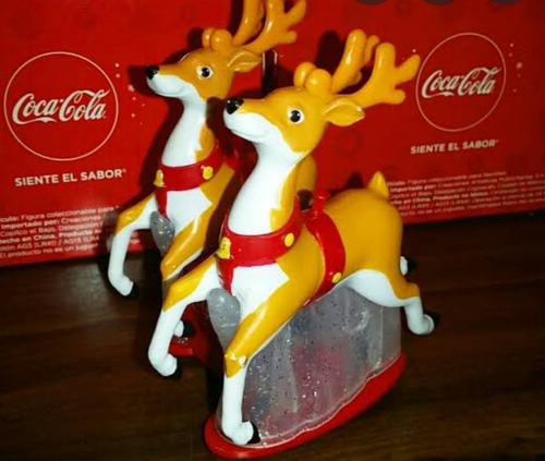Reno De La Colección De Trineos Coca Cola. Navidad 2018