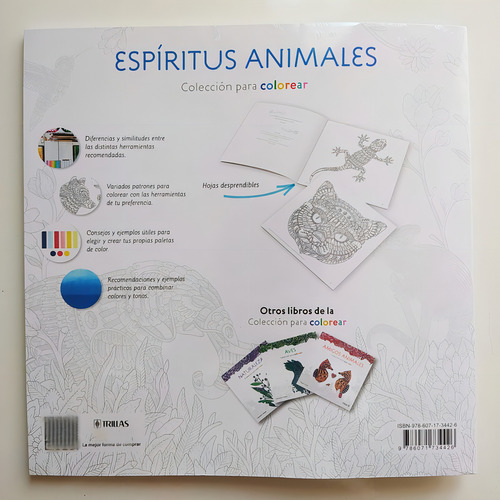 Espíritus Animales Colección Mandalas Colores Trillas