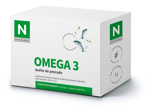 Suplemento Dietario Omega 3 Natufarma X30 Cápsulas
