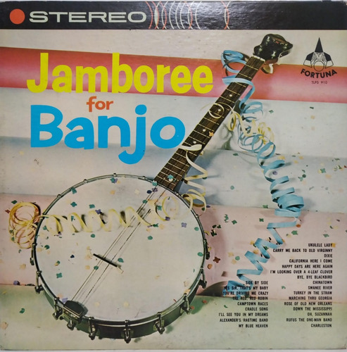 Unknown Artist  Jamboree For Banjo Lp Usa Near Mint