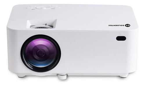 Mini Projetor Portátil L-12 T5 Data Show Retro Led Hd 1080p Cor Branco 127/220v
