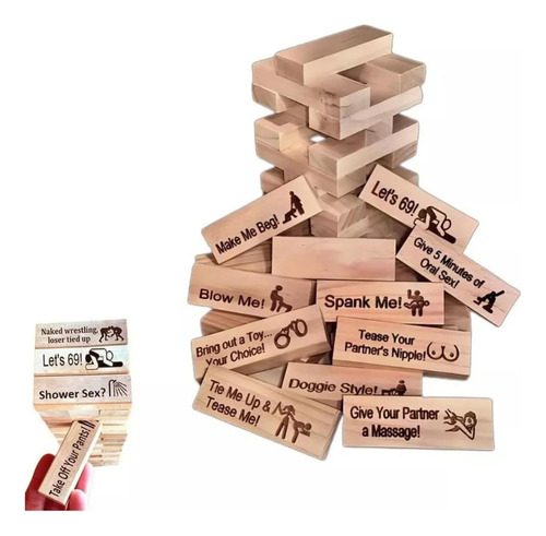 Mox Juego M Super Block Tower, 48 Unidades, Valentine