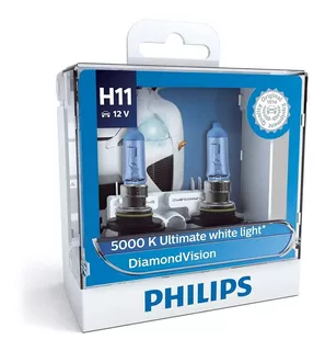 ( Veja Original ) Philips Diamond Vision 5000k H11 Garantia