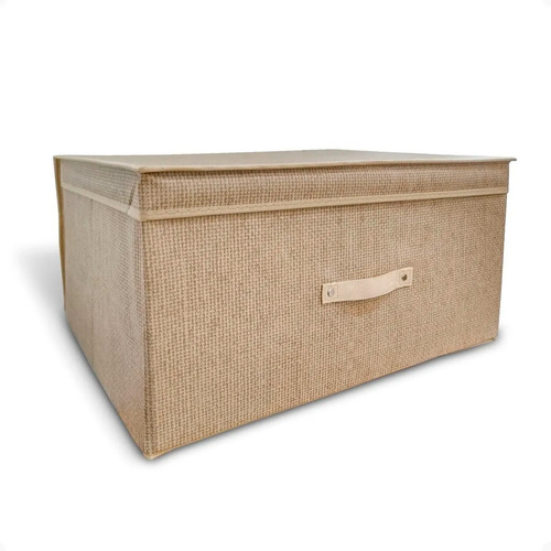 Caja Plegable Organizador De Tela 40*30*25 Cm Marron - Otec