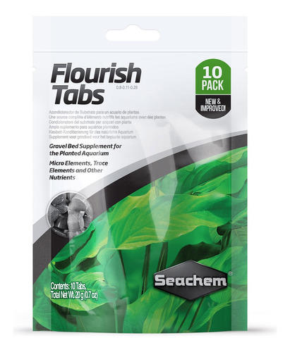 Flourish Tabs X10 Pastillas Nutritivas Abono Plantas Acuario