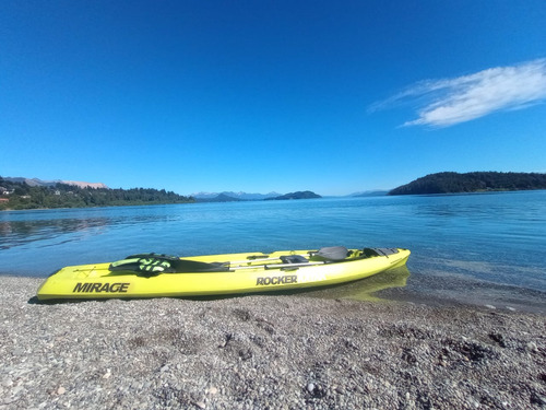 Kayak Rocker Para 3 Personas - Con Asientos Y 2 Remos