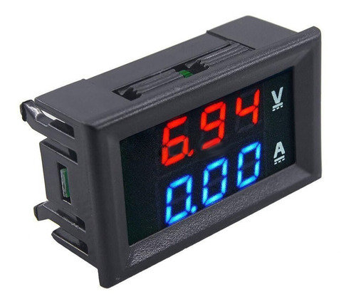 Voltímetro E Amperímetro Digital Led 500v 500a Dc + Shunt Tc