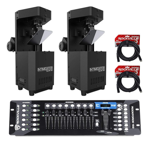 (2) Chauvet Intimidator Scan 110 Luces De Efecto De Escáner 