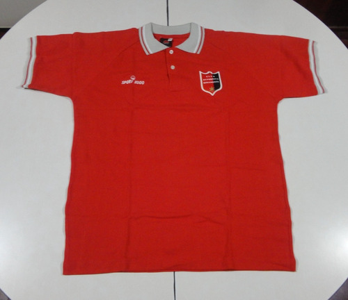 Chomba De Rosamonte Marca Sport 2000 Piqué Roja Talle Xl