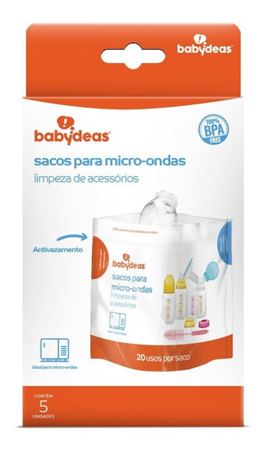 Sacos Para Micro-ondas Limpeza De Acessórios Babydeas ®