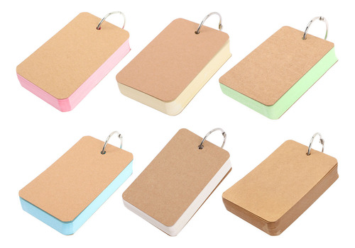 6 Tarjetas Didácticas Multicolores, Tarjetas Didácticas En B