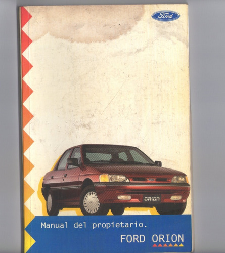 Manual Del Usuario Ford Orion (Usado)