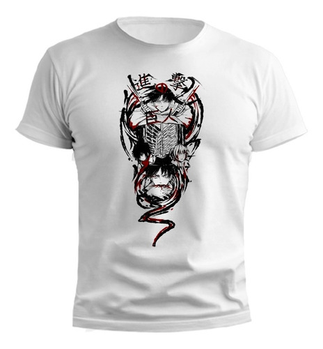 Remera Attack On Titan De La Muralla Diseño Exclusivo