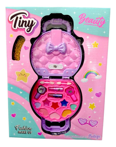 Maquillaje Infantil Tiny Beauty Cartera Bandolera En Caja