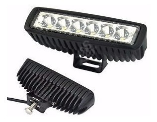Imagen 3 de 5 de Pack 2 Focos Led 18w Barra Neblinero Auto